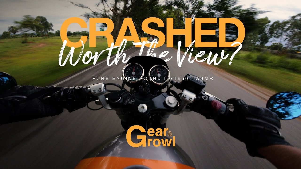 Crashed My Bike For This View...| Manchanabele Dam | GT 650 POV Ride | Pure Engine Sound | Motovlog