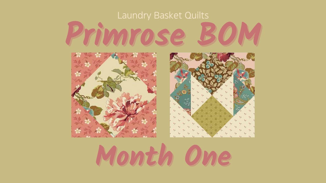 How To Make Simple Quilting Blocks into STUNNING Medallion Quilt! Primrose BOM - Month 1