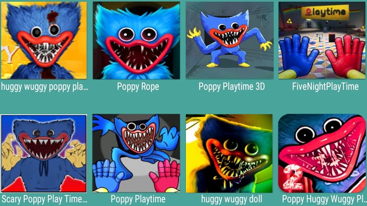 Huggy Wuggy Poppy Playtime,Poppy Rope,Poppy Playtime 3D,FiveNight Playtime,Scary PoppyTime,HuggyDoll