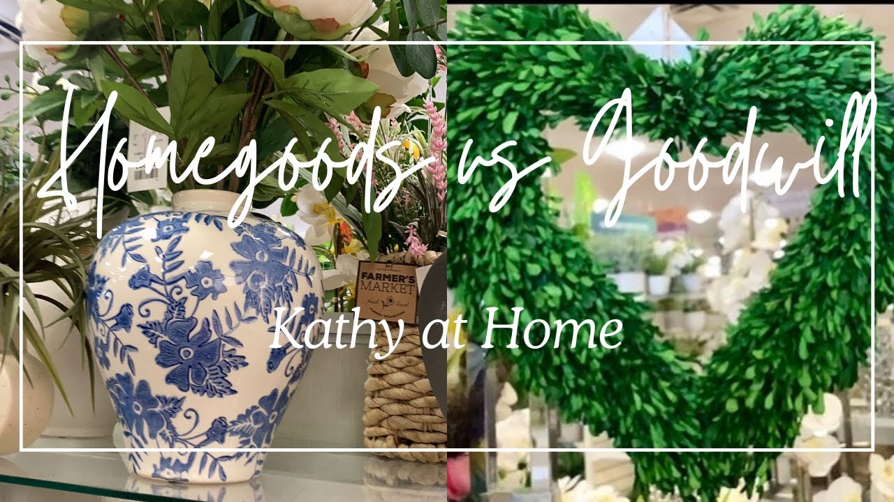 Homegoods vs. Goodwill Grandmillennial Style #chinoiserie #grandmillennial