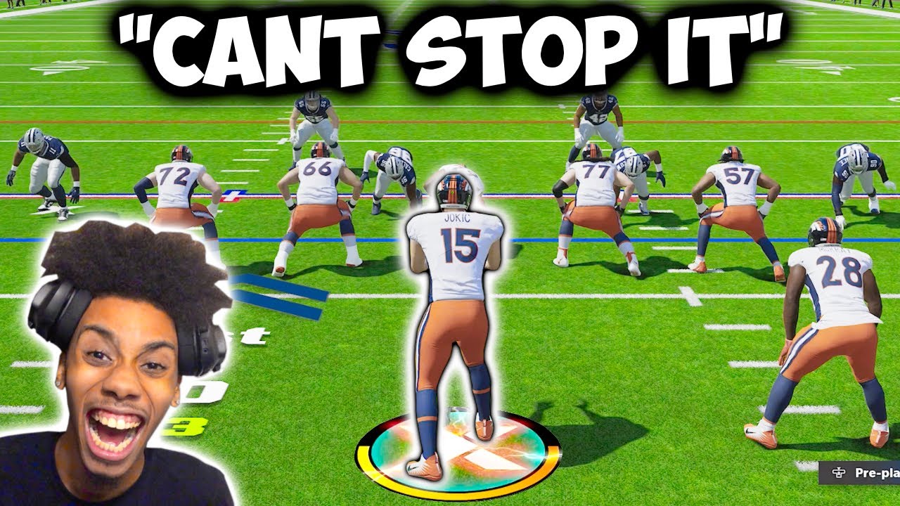 I Used Nikola Jokic At Quarterback And He's Unstoppable!