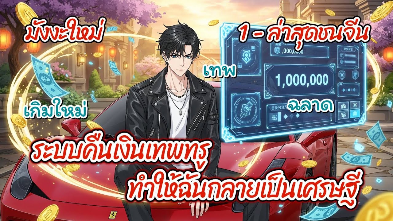 (รวมตอน)ระบบคืนเงินเทพทรูทำให้ฉันกลายเป็นเศรษฐี ตอนที่ 1-ล่าสุดชนจีน (เกิดใหม่-เทพ-ฉลาด)