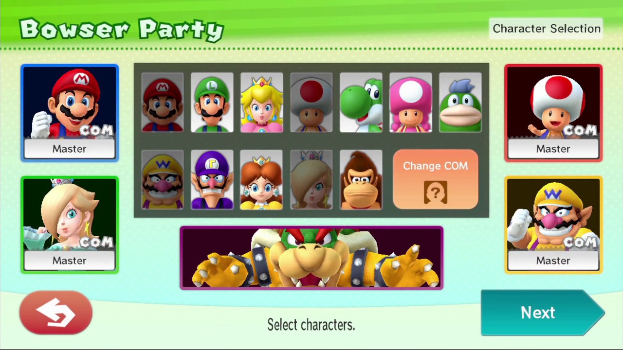 Mario Party 10 Bowser Party - Whimsical Waters (Bowser Vs. Team Mario Master) #23 MARIO CRAZY