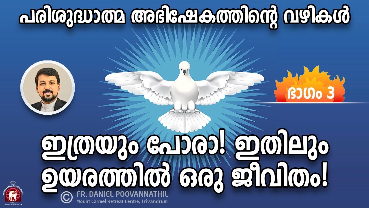 The phases of Holy Spirit anointing. Part 3 - Fr. Daniel Poovannathil.
