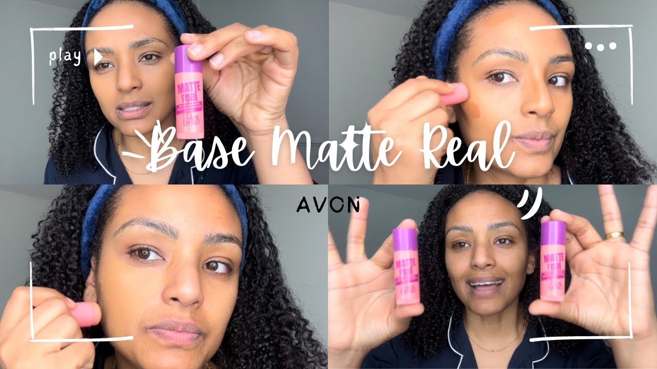 Base MATTE REAL Avon (bast&atilde;o) | Por BRENDA LEITE 💖🫶🏾  