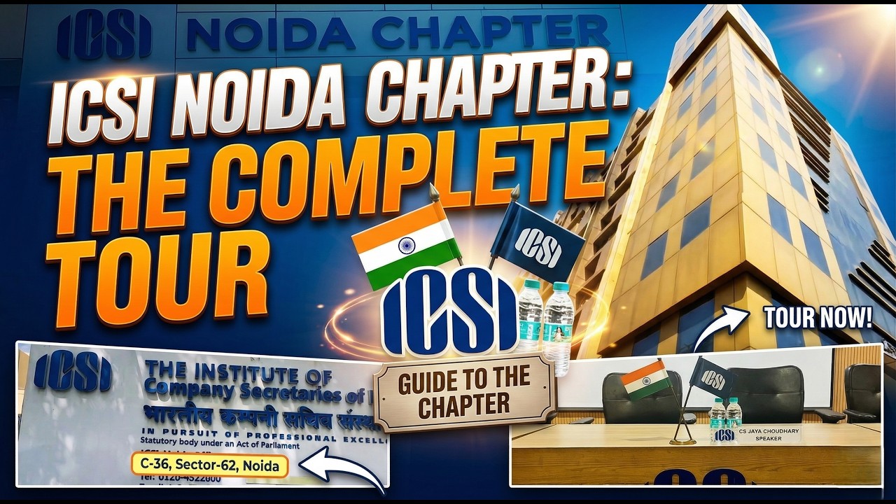 ICSI Noida Chapter: ПОЛНЫЙ ОБЗОР🎓 #ICSI