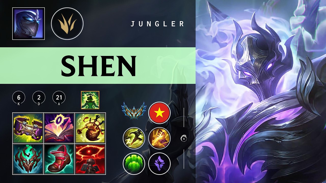 Shen Jungle vs Diana - VN Challenger Patch 26.05
