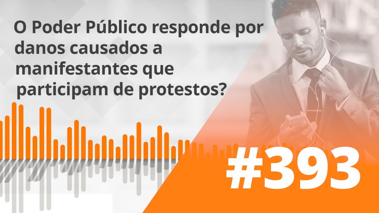PDG #393 - Poder Público responde por danos causados a manifestantes?
