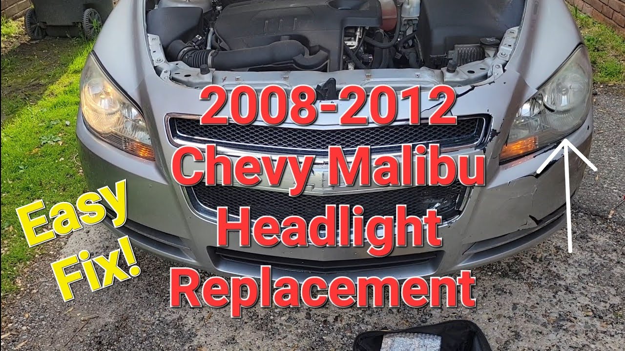 Замена ламп в фарах Chevrolet Malibu. Без снятия бампера!