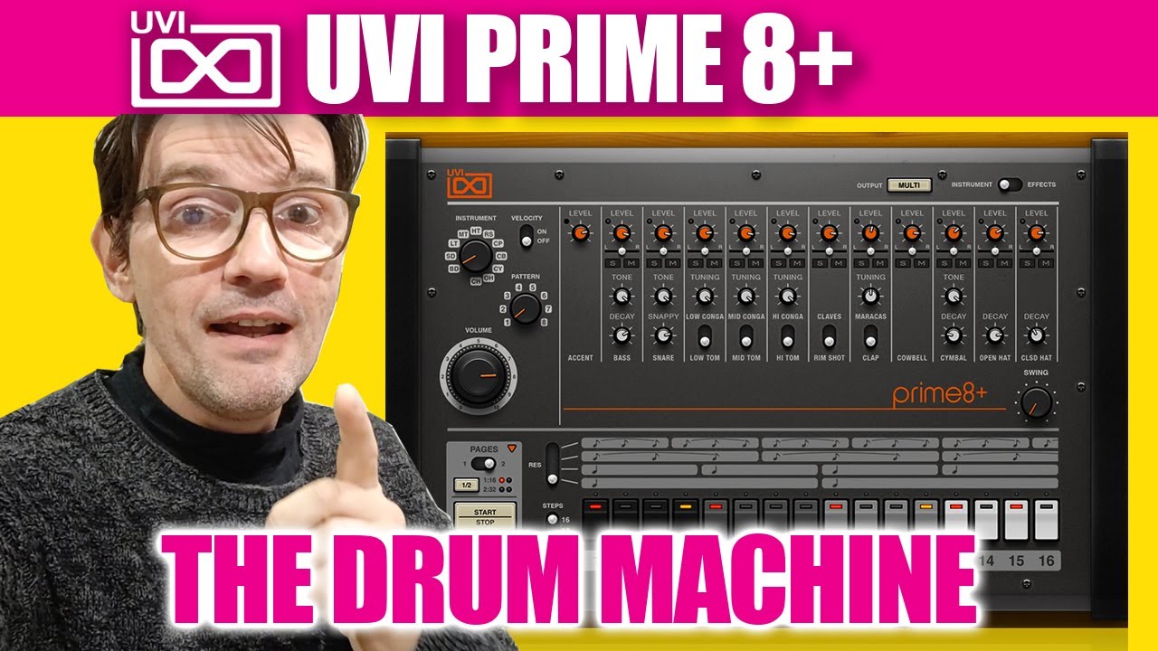 UVI 808 PRIME 8 Plus DRUM MACHINE Review by AGDugros