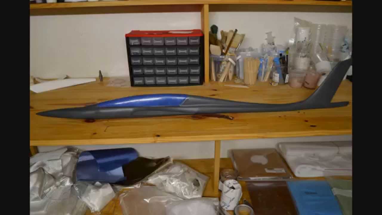 How to make master for rc glider fuselage / Fabrication d'un master de planeur radiocommandé