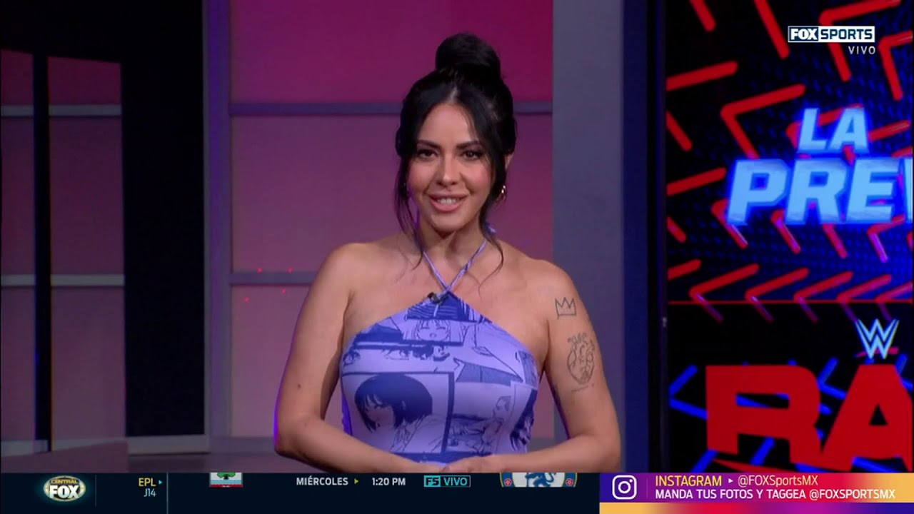 Jimena Sánchez Central FOX WWE 02/12/2024.
