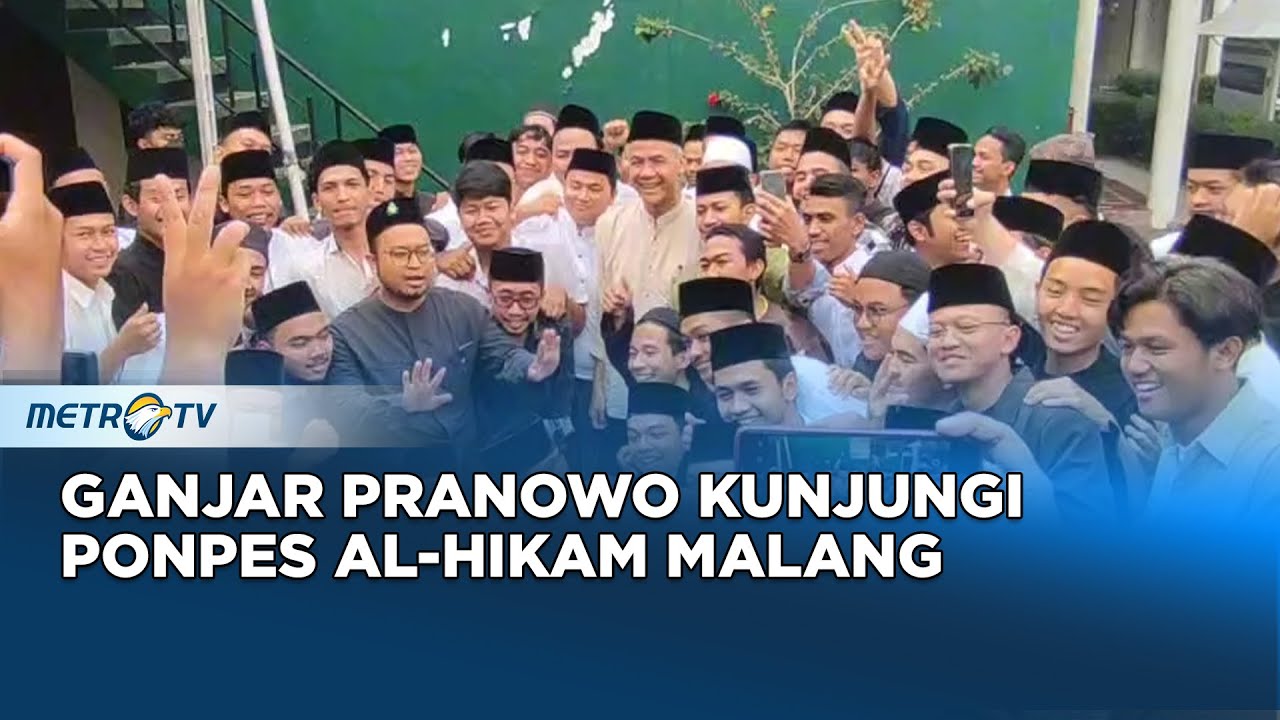 Ganjar Pranowo Kunjungi Ponpes Al-Hikam Malang