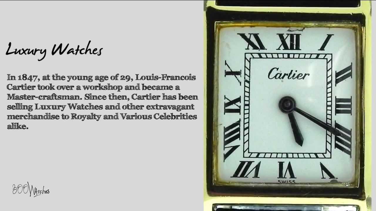 Cartier Tank Electroplated Gold Mechanical Luxury Watch