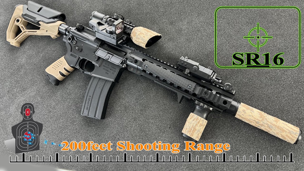 REALISTIC SR-16 SIMULATION - Most Powerful Electric Gel Blasters Ball Water Gun