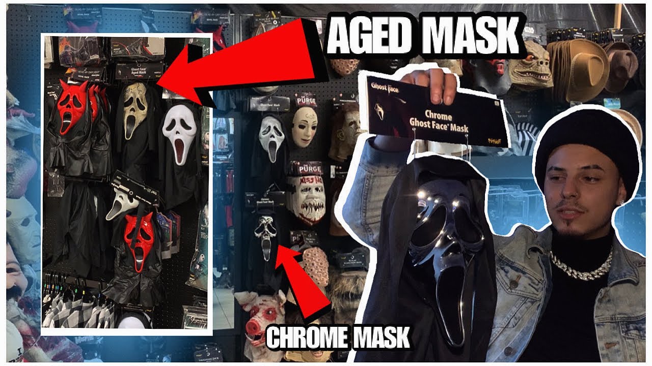 HALLOWEEN HUNTING FOR GHOSTFACE MASKS!!