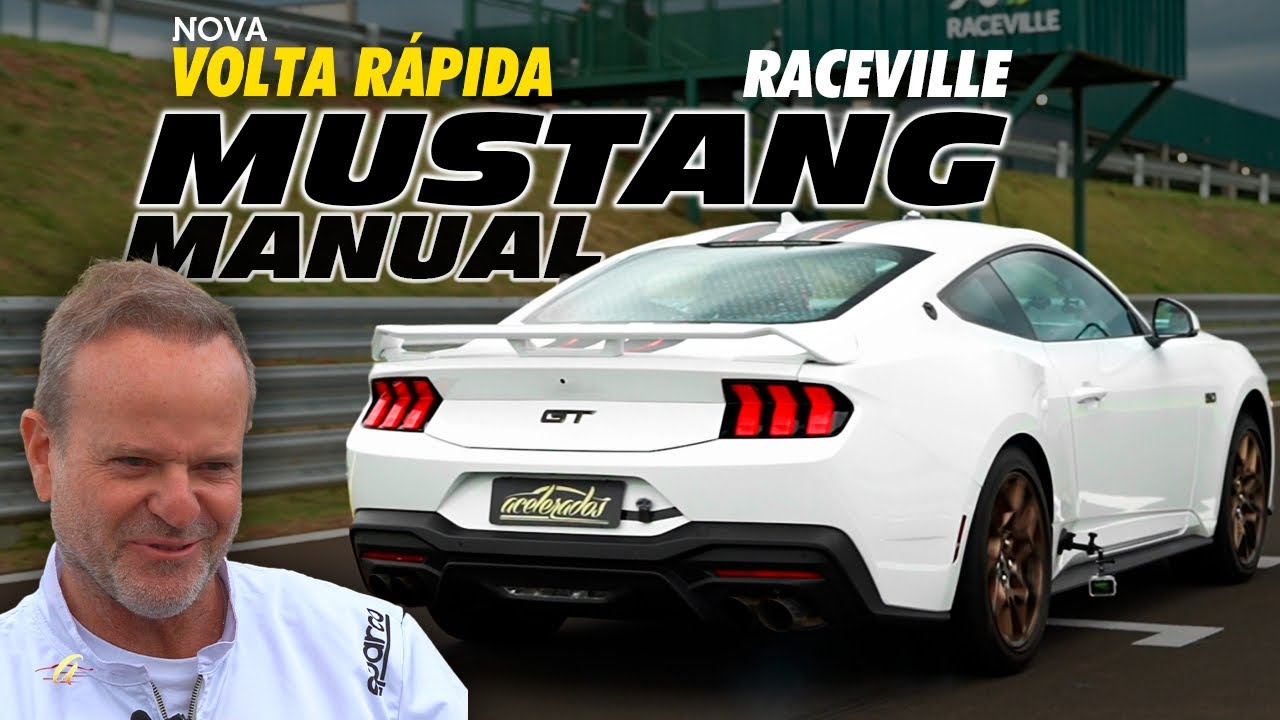 A NOVA VOLTA RÁPIDA DO ACELERADOS! Rubinho doma o Mustang Manual na estreia da VR no Raceville