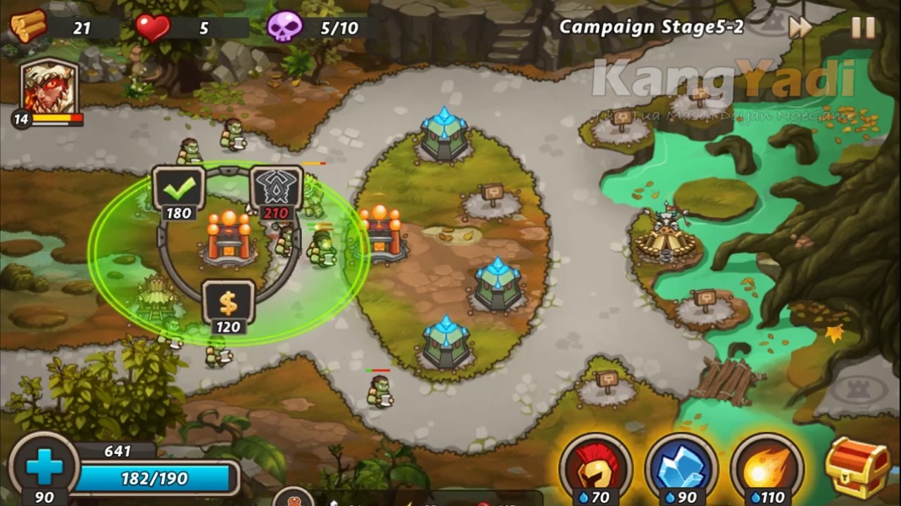 [Android Game Guide] How To Play Castle Defense 2 Stage 5-2 Swamp Animals