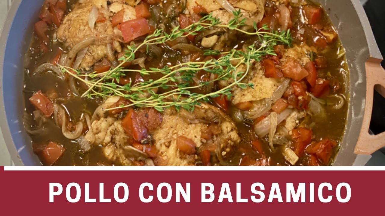 Pollo a la Olla con Vinagre Balsamico | The Frugal Chef
