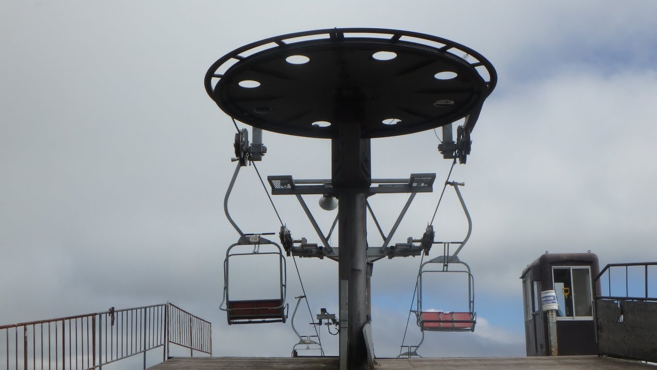 田代第２高速リフト 山頂行 前面展望 ４Ｋノーカット Tashiro No. 2 high-speed lift bound for the summit (Niigata)