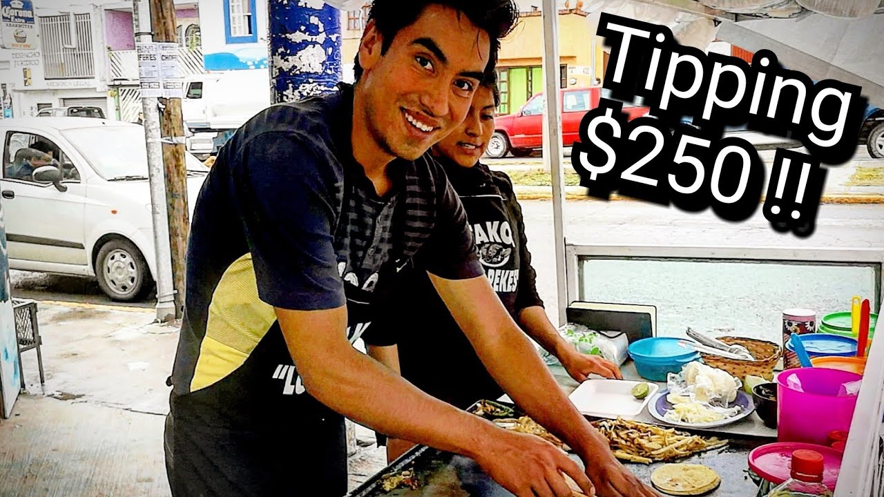 I Went Back!! - Tipping $250 Dollars In MEXICO – ULTIMATE Street Food – Money Sent From SUBSCRIBERS!