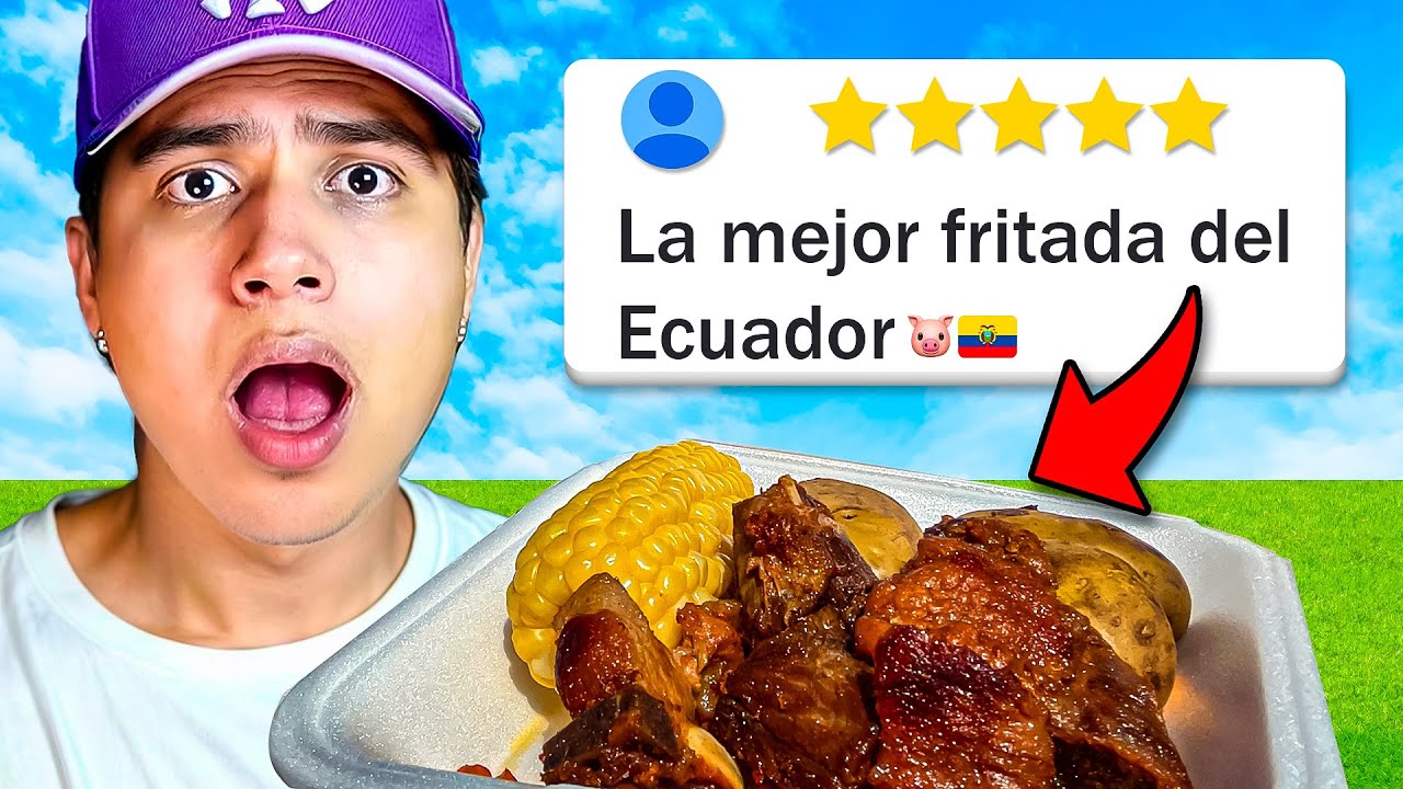 Probando FRITADA BARATA vs CARA 🐷🇪🇨