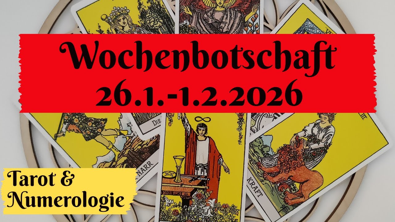 Wochenbotschaft 26.1.-1.2.2026: Das, was Dich zurückhält, findest Du nicht im Außen sondern in Dir.