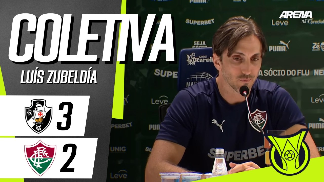 COLETIVA LUIS ZUBELDÍA | AO VIVO | Vasco x Fluminense - Brasileirão 2026