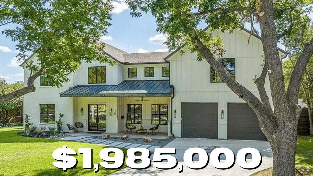 INSIDE A MODERN LUXURY FARM HOUSE TOUR IN DALLAS TEXAS | 5 BED | 5 Bath | 3 Car | 4,975 SqFt