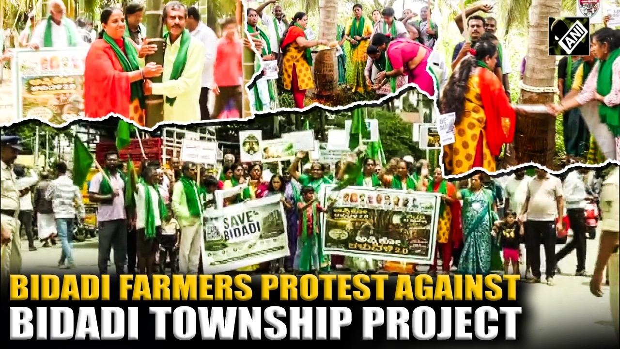 Protests erupt in Karnataka&rsquo;s Bidadi after government proposes to cut trees for &lsquo;AI City&rsquo; project