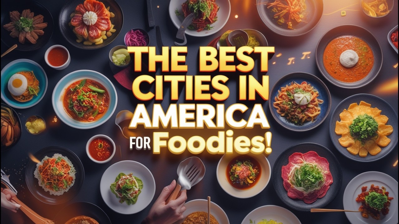 The Best Cities in America for Foodies! 🍔🌮🍣