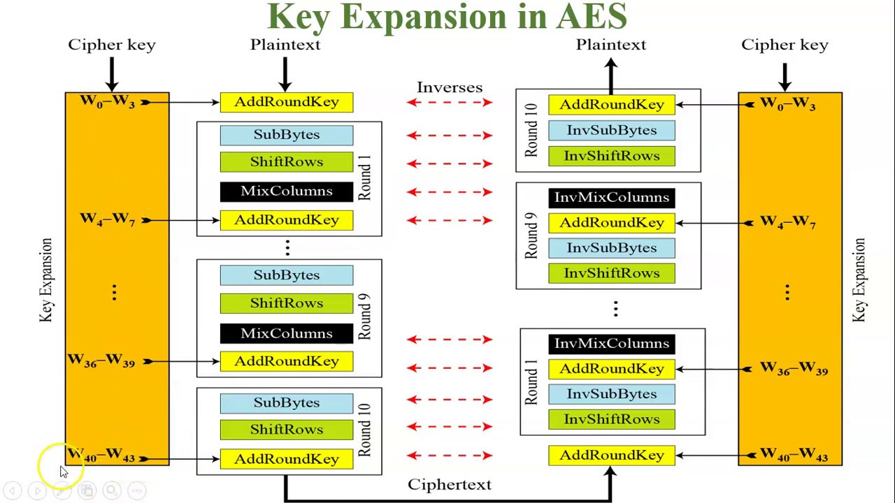 Key Expansion in AES | Round Constant and g function in Key Expansion in AES