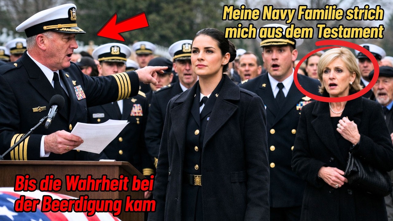 Meine Navy Familie strich mich aus dem Testament – bis die Wahrheit bei der Beerdigung kam