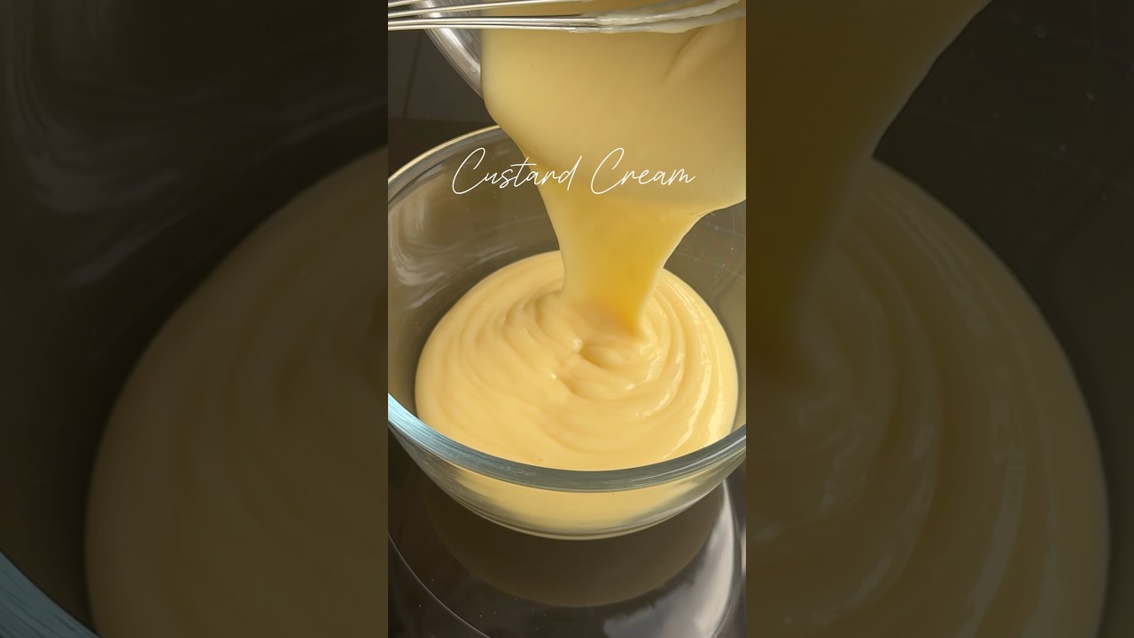 The super easy and yummy homemade #custardcream #custardcreamrecipe #custard #custardrecipe