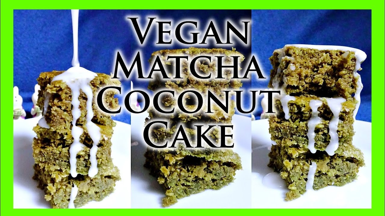 Vegan Matcha Coconut Cake Recipe｜LadyMoko毛毛