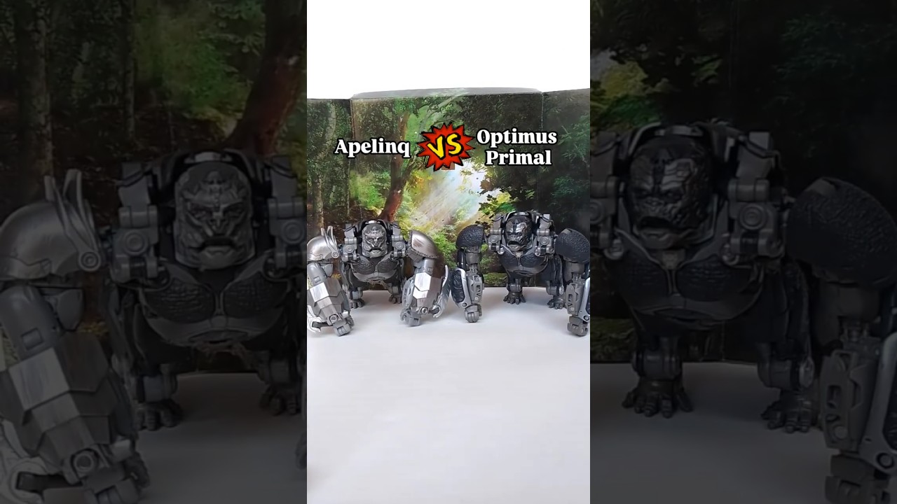 Studio Series Rise Of The Beasts Apelinq vs Optimus Primal #transformers #riseofthebeasts #maximals