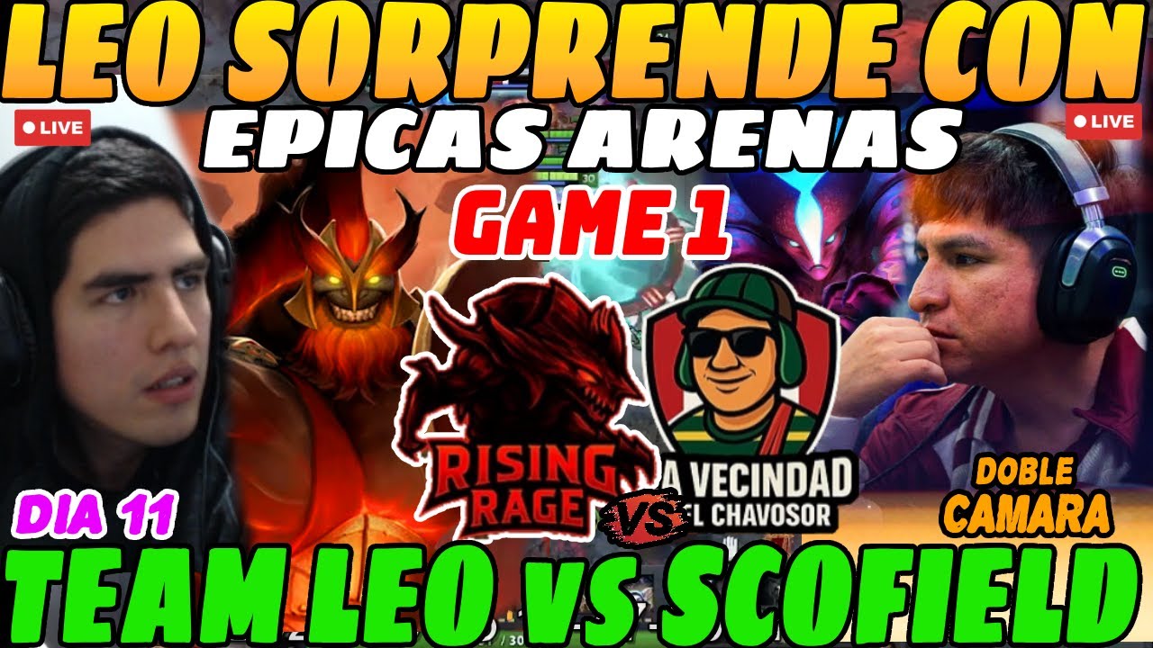 😲Aseguran el PRIMER lugar en la TABLA, Team LEO vs Team SCOFIELD, GAME 1😲| ZEEINTERNACIONAL 2 Día 11