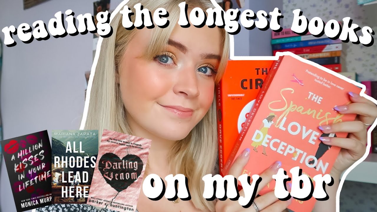 READING THE LONGEST BOOKS ON MY TBR | reading vlog: darling venom, spanish love deception & more :)