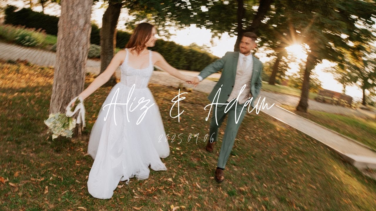 Aliz &eacute;s &Aacute;d&aacute;m wedding highlights // Marcali H&aacute;t // @leonartpresswedding