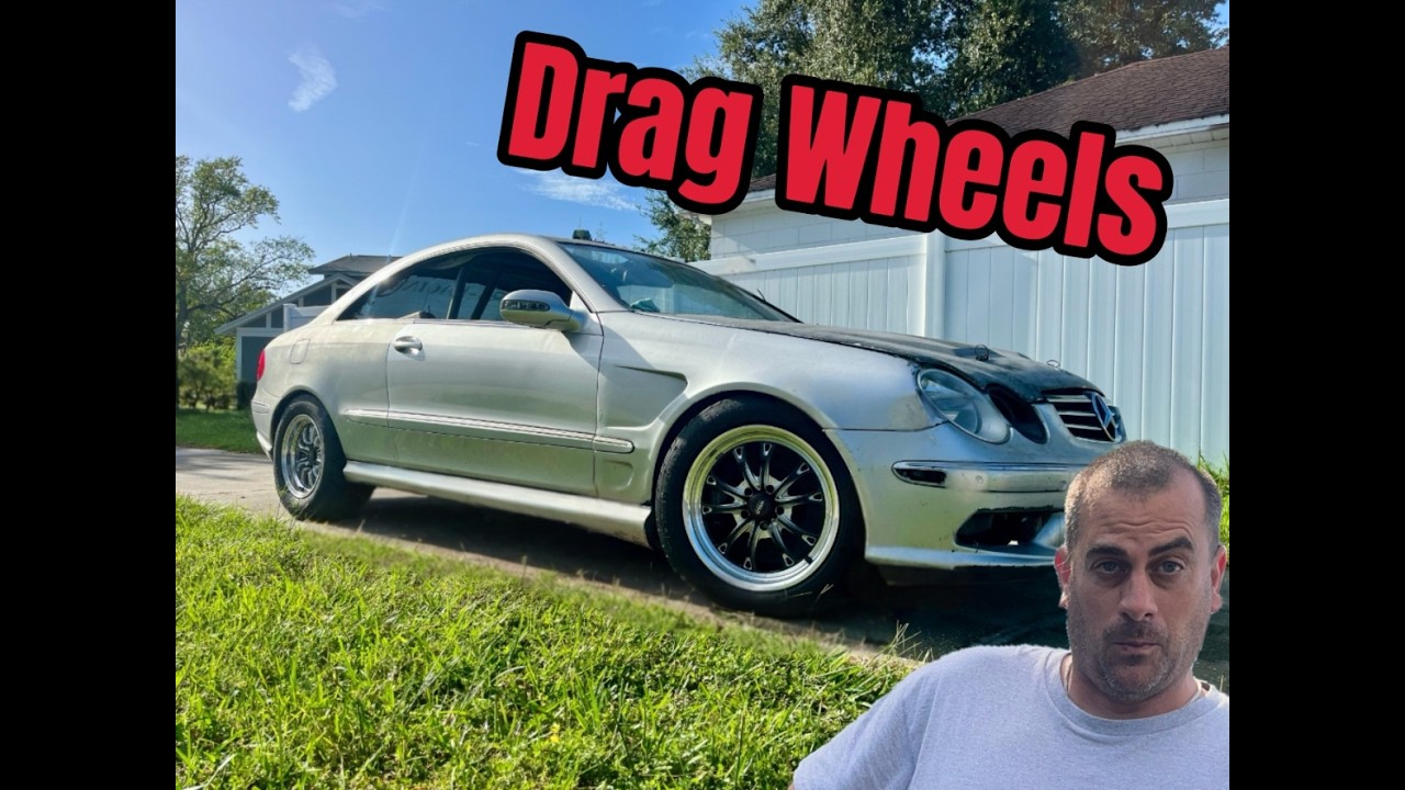Установка колеса для дрэг-рейсинга на Mercedes AMG
