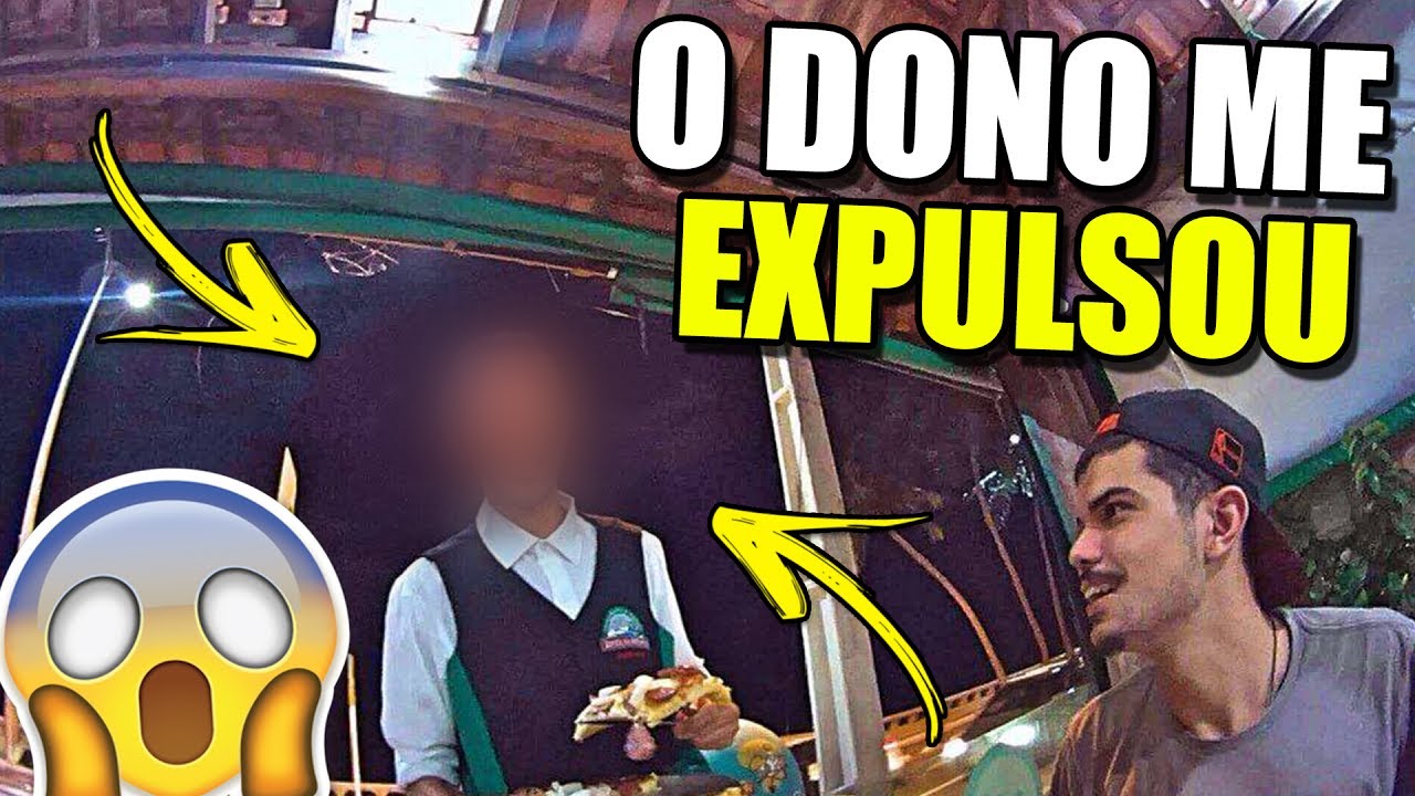 SAINDO SEM PAGAR DO RESTAURANTE & DEU MERDA