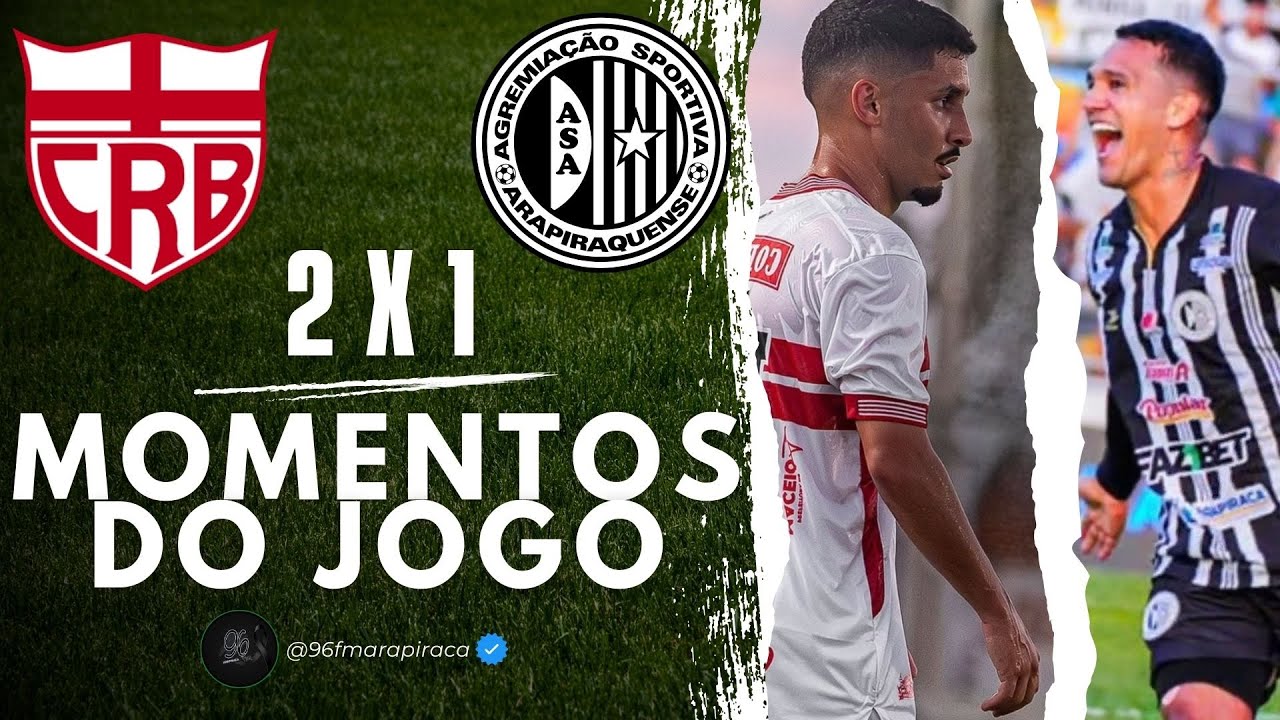 CRB 2 X 1 ASA | MOMENTOS DO JOGO | CRB CAMPEÃO ALAGOANO 2025 | 15/03/2025 | 96 FM