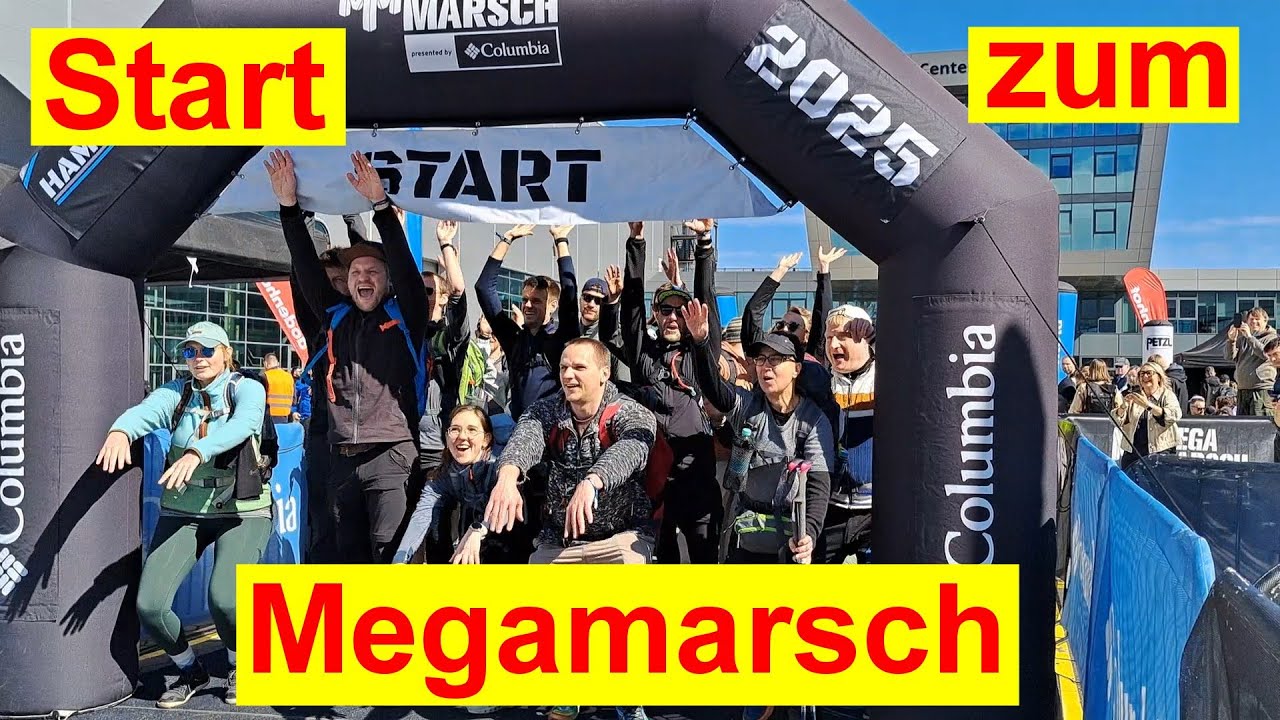 Megamarsch Hamburg 2025 - Der Start!