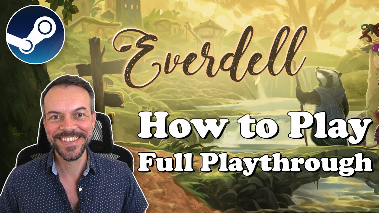 How to Play Everdell - Full Digital Playthrough | Steam