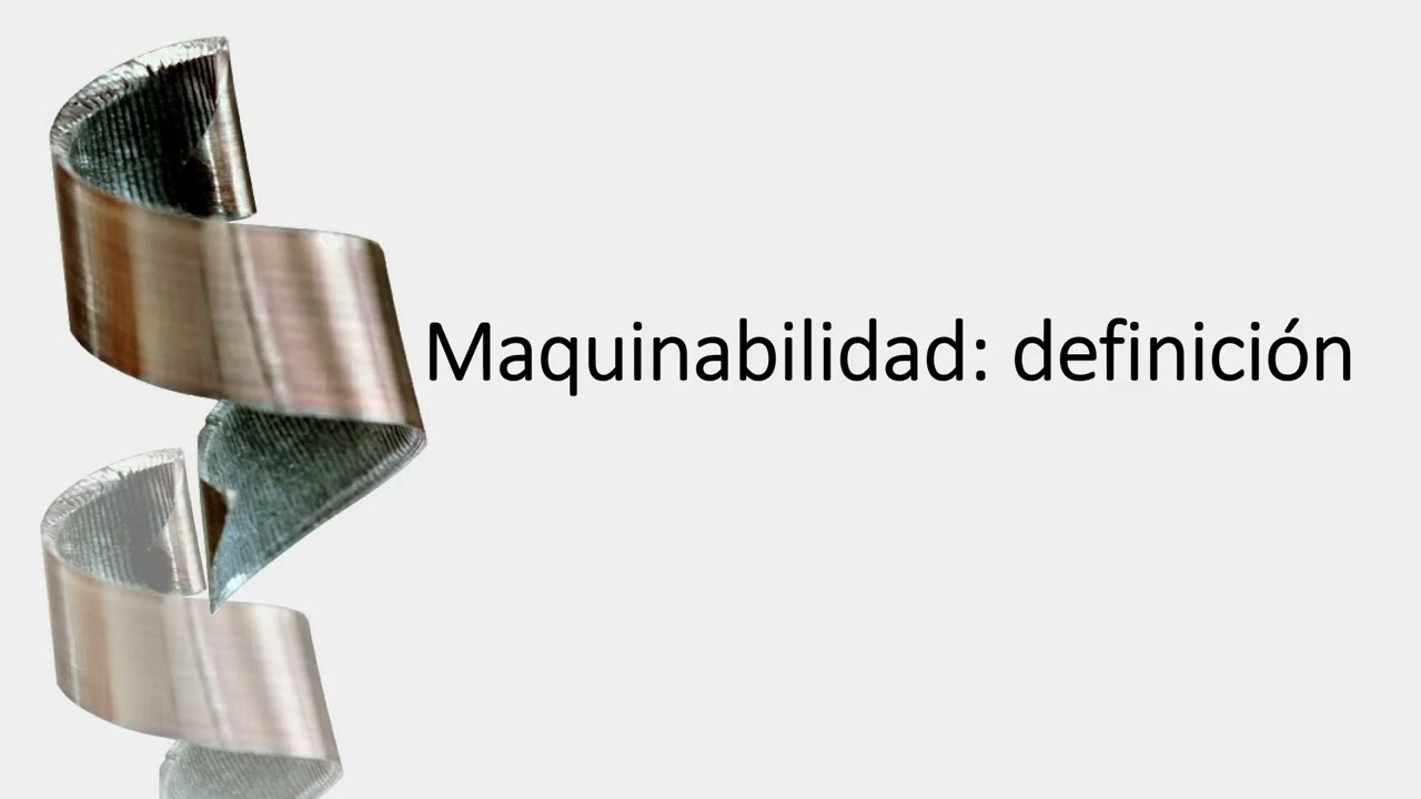 Breve introducción a la Maquinabilidad