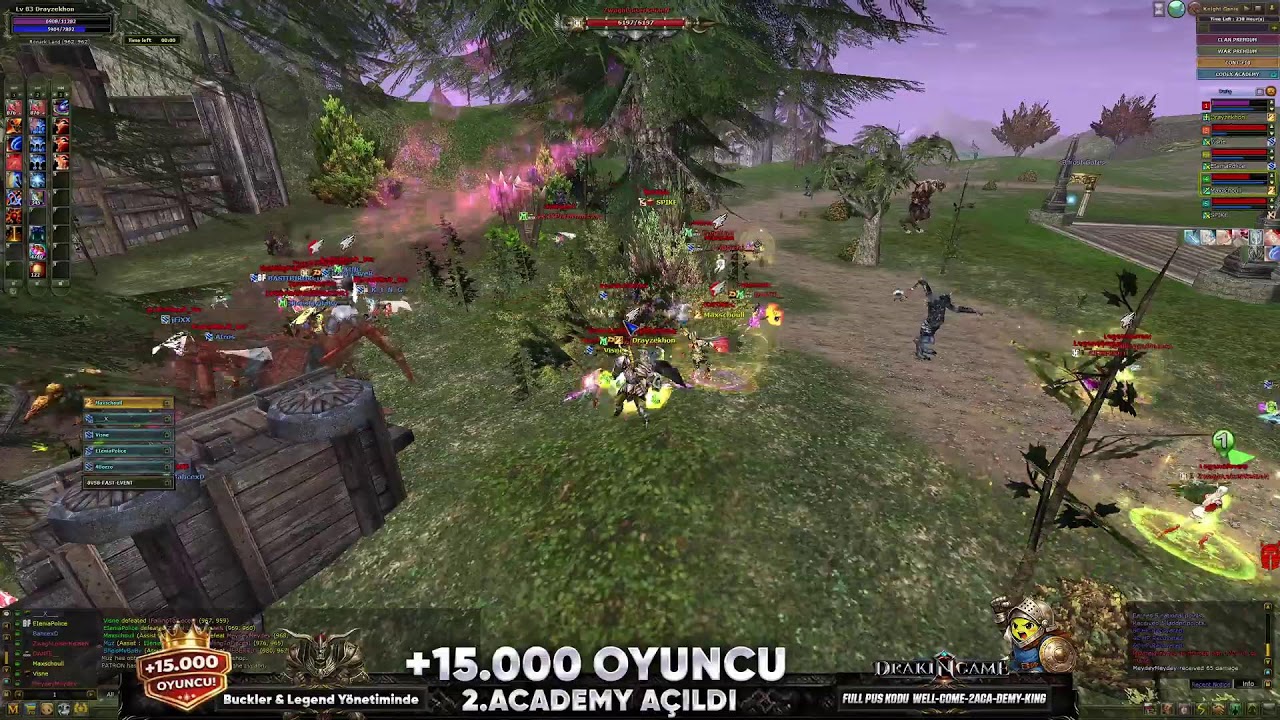 #Drakingame 2.Academy Açıldı! 3. Ayında Gene Zirvede! 2.000.000 Dağıtılan Ödül & Full PUS Kodu Aktif