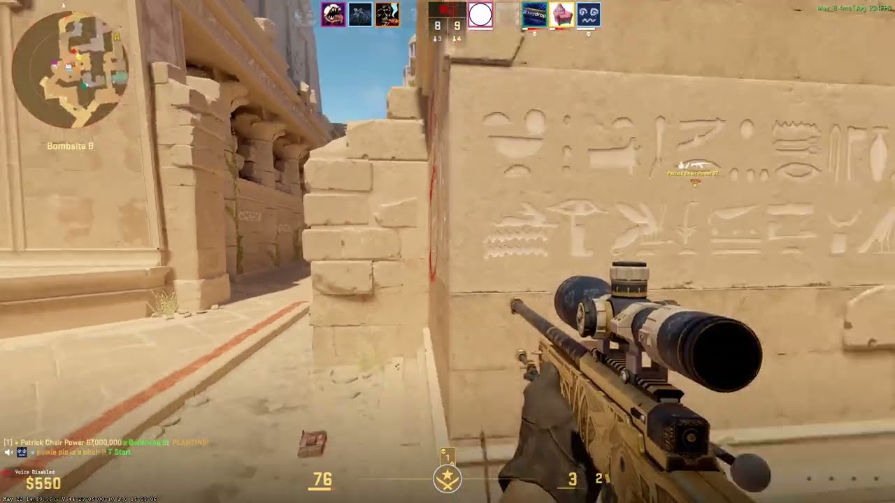 AWP Queens Gambit Gameplay