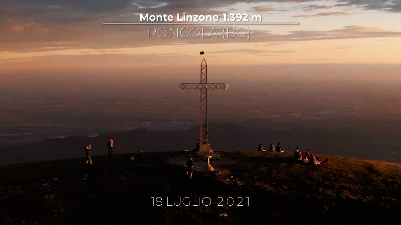 Monte Linzone da Roncola (BG) al tramonto | Prealpi Bergamasche