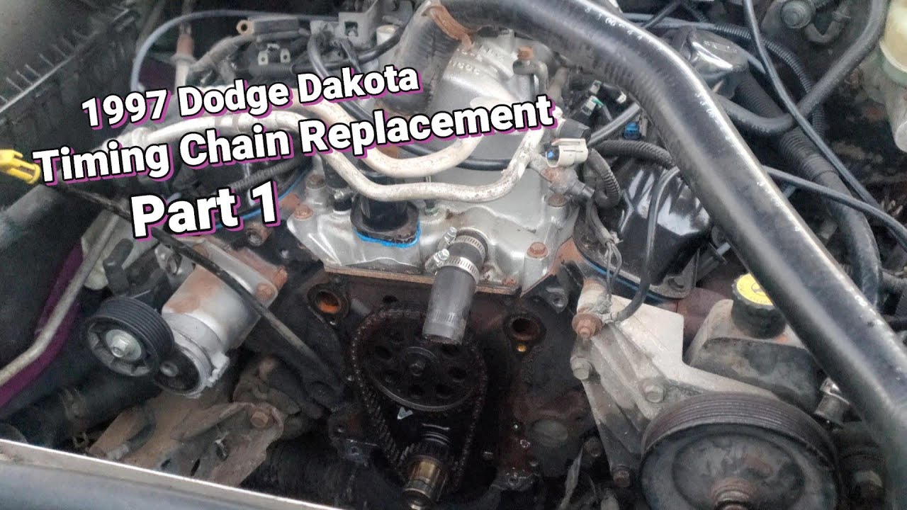 1997 Dodge Dakota Timing Chain Removal Part 1 Video / 3.9 V6 Engine Progress & Build Back Better! 4K