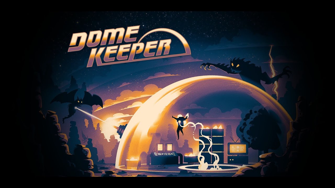 Slashing Up Aliens With A Sword In Dome Keeper Ep 02